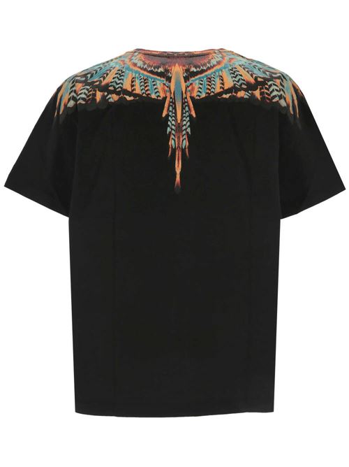 black/multicolour t-shirt MARCELO BURLON COUNTY OF MILAN | CMAA056S24JER0021020